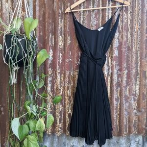 Wilfred pleated wrap dress